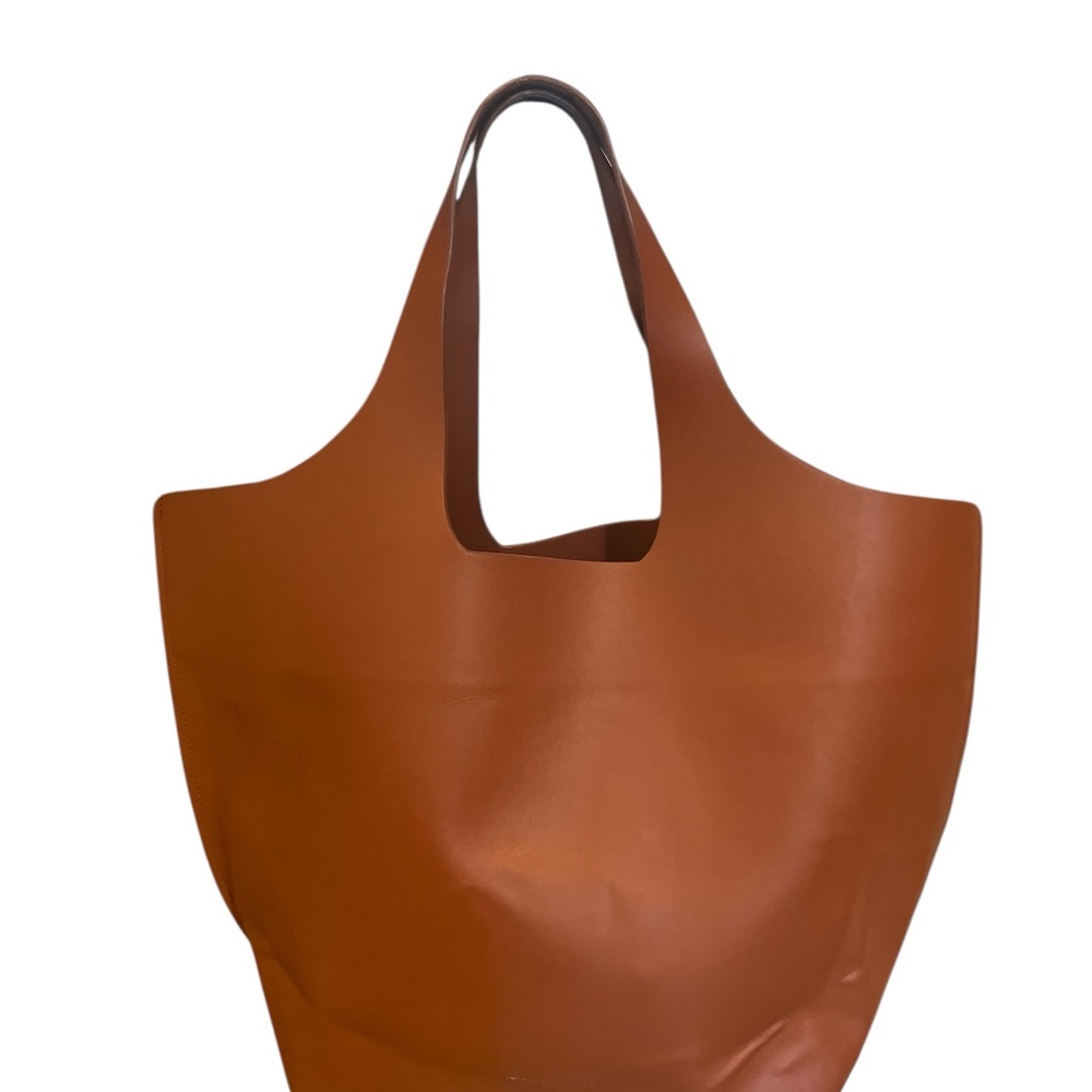 Everlane Triangle Tote | Vegan Cactus 🌵 Leather & Recycled Polyester | Lg Tote - Picture 4 of 7